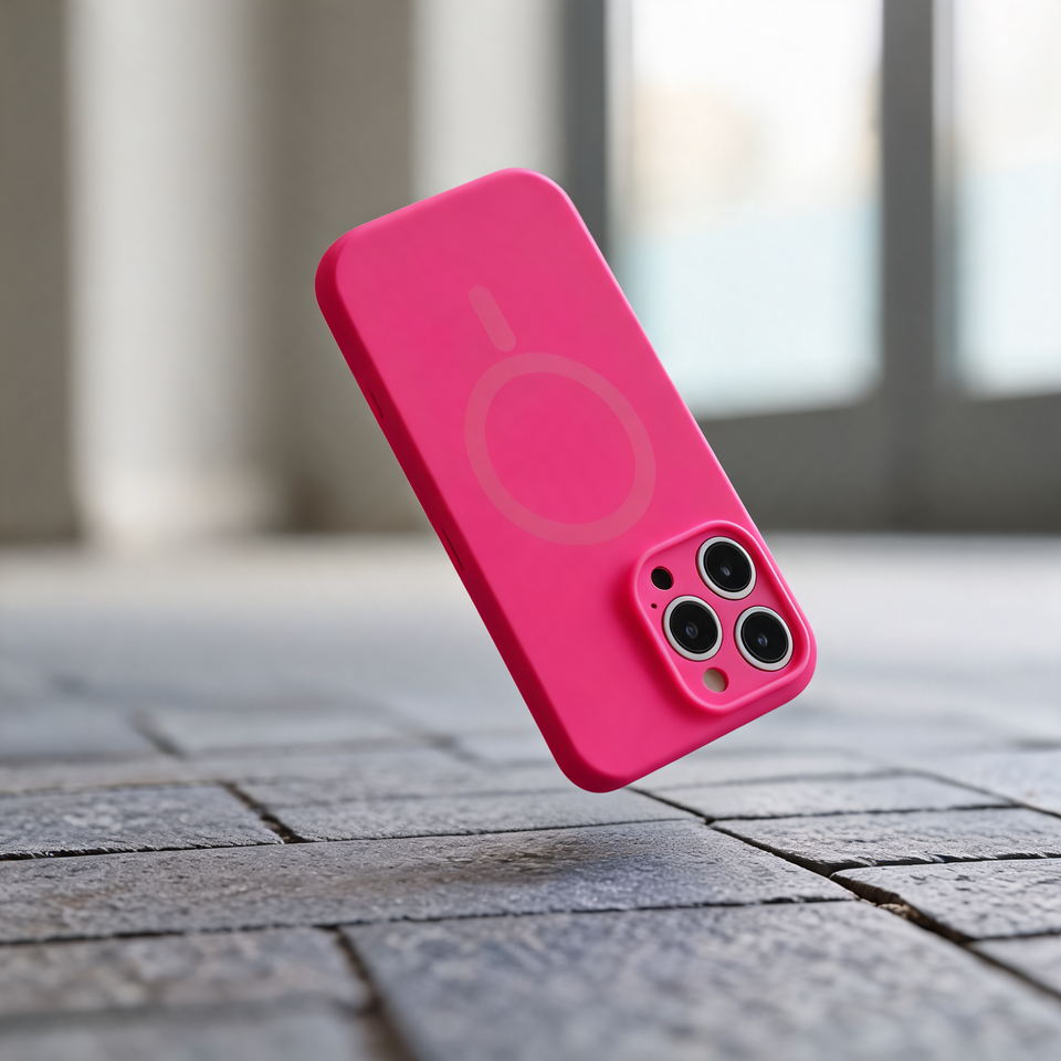 Bright Neon Silicone MagSafe iPhone Case – Vibrant Colours, Slim and Protective case drop protection test