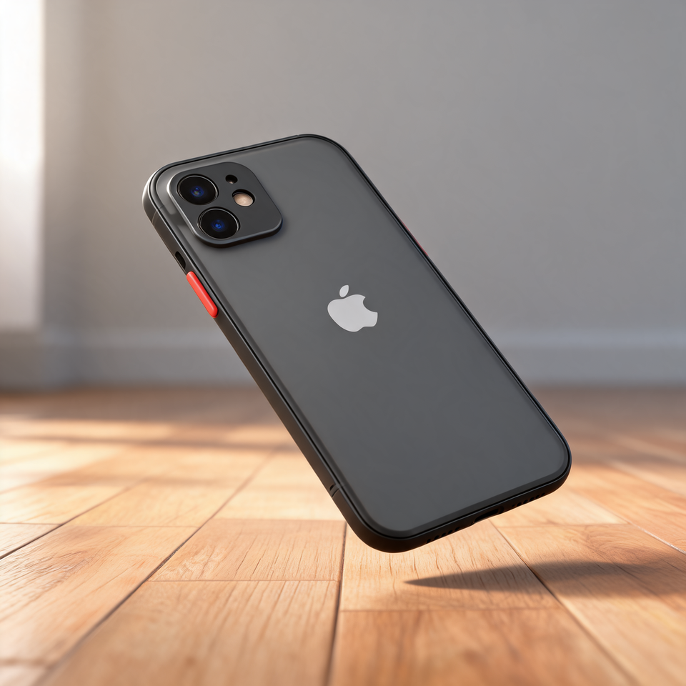 Shockproof Matte Silicone Bumper Phone Case For iPhone case drop protection test