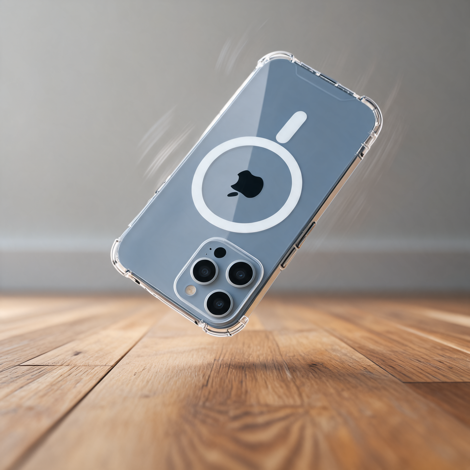 Clear MagSafe iPhone Case | No Yellowing | Ultra Strong Magnet case drop protection test
