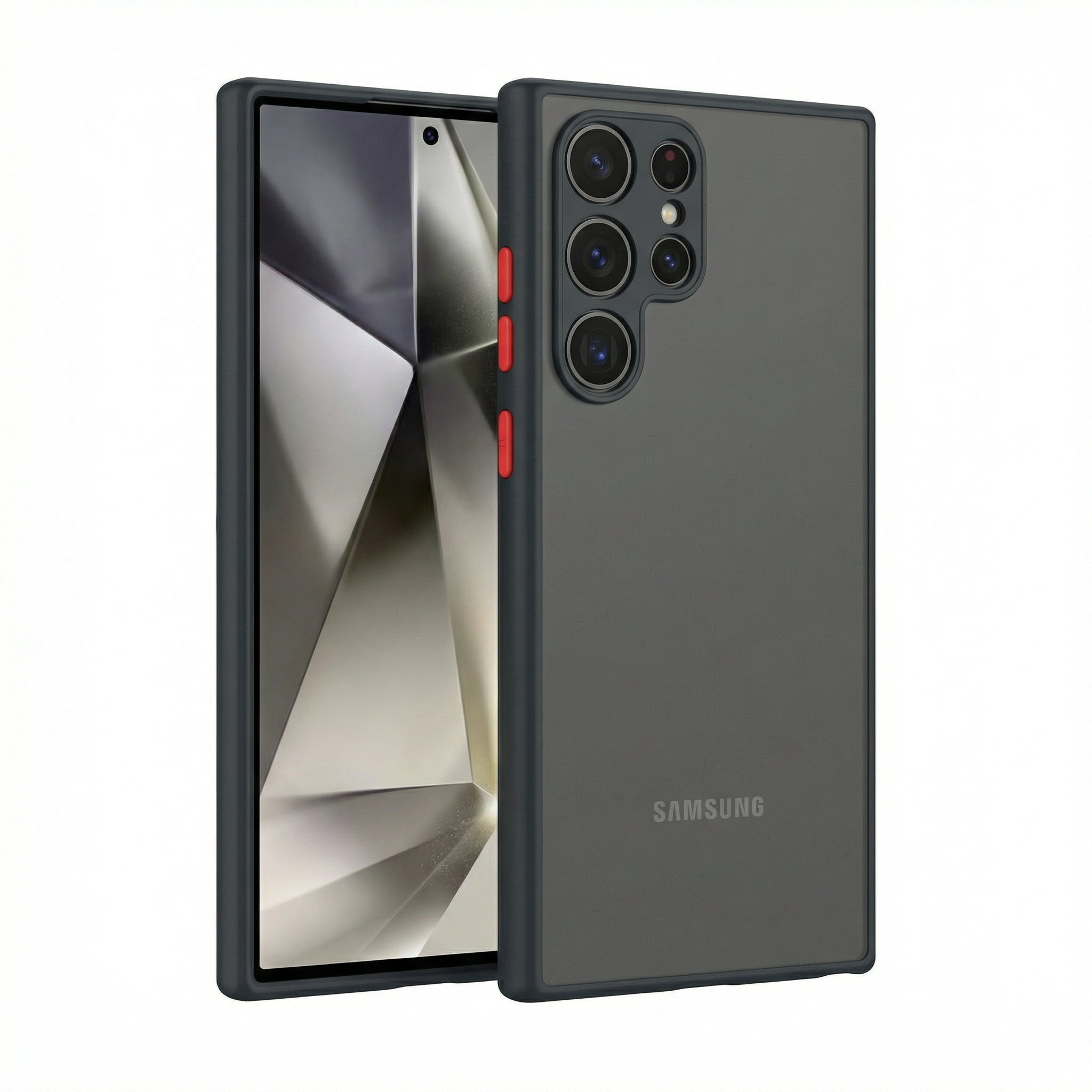 Luxury Shockproof Matte Silicone Phone Case For Samsung