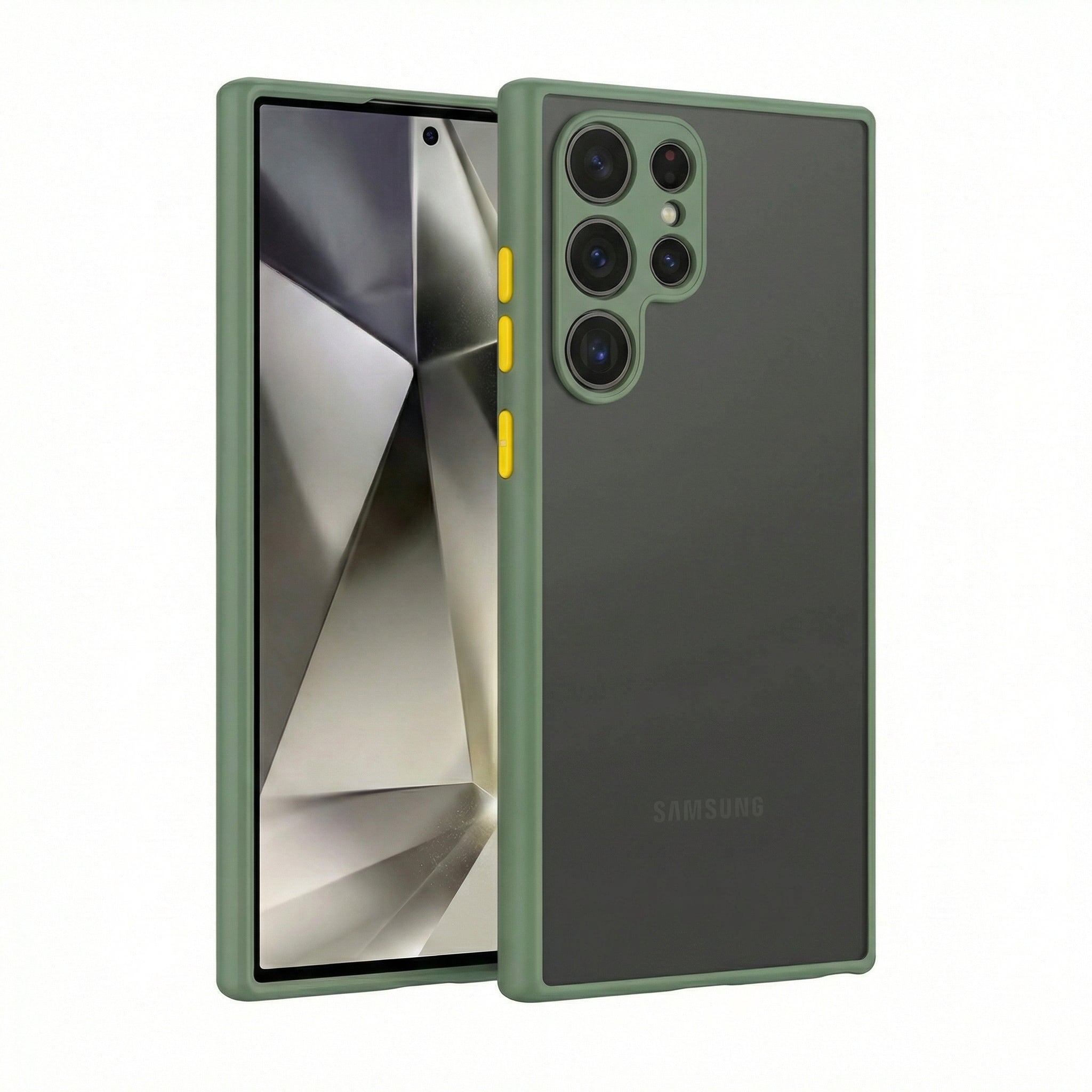 Luxury Shockproof Matte Silicone Phone Case For Samsung