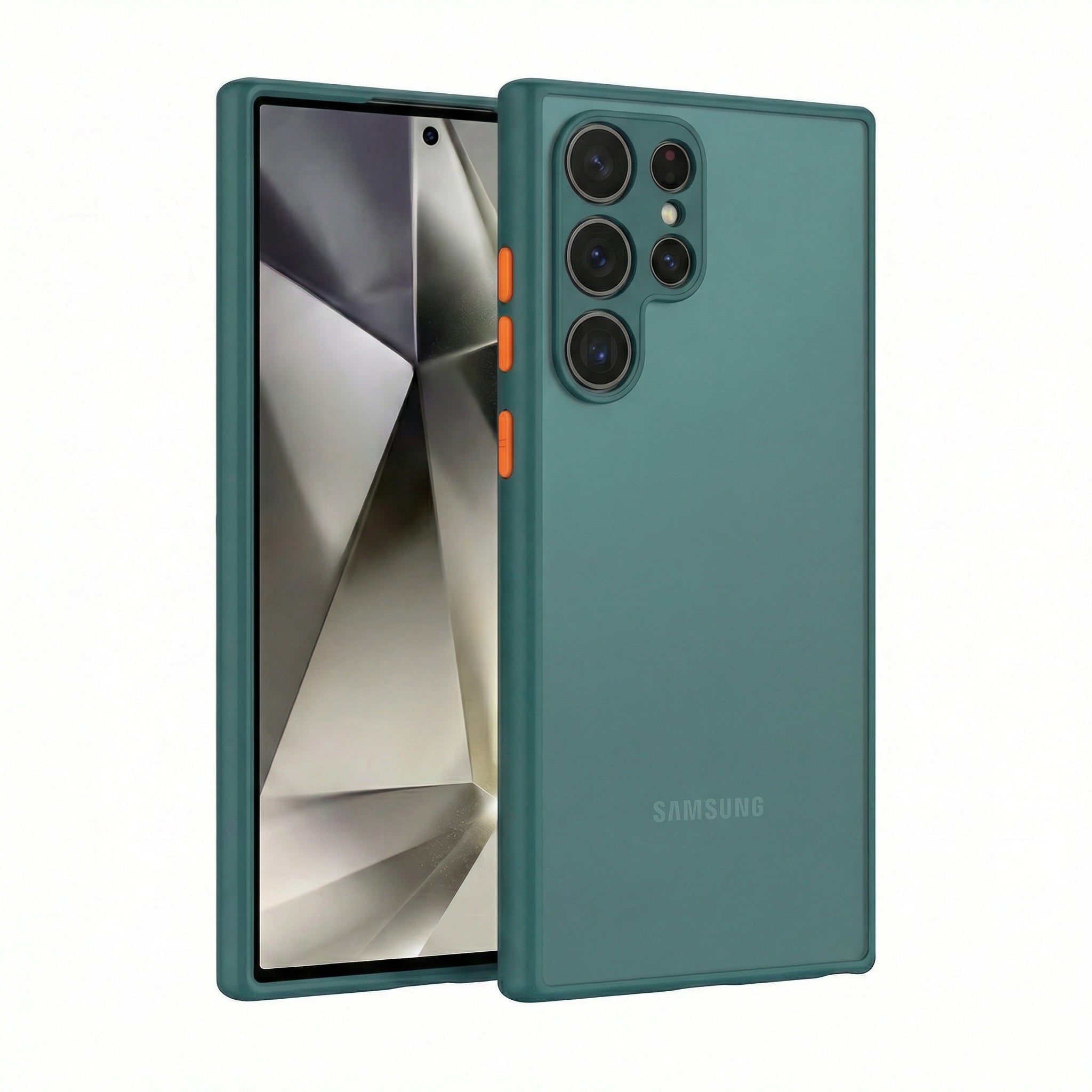 Luxury Shockproof Matte Silicone Phone Case For Samsung