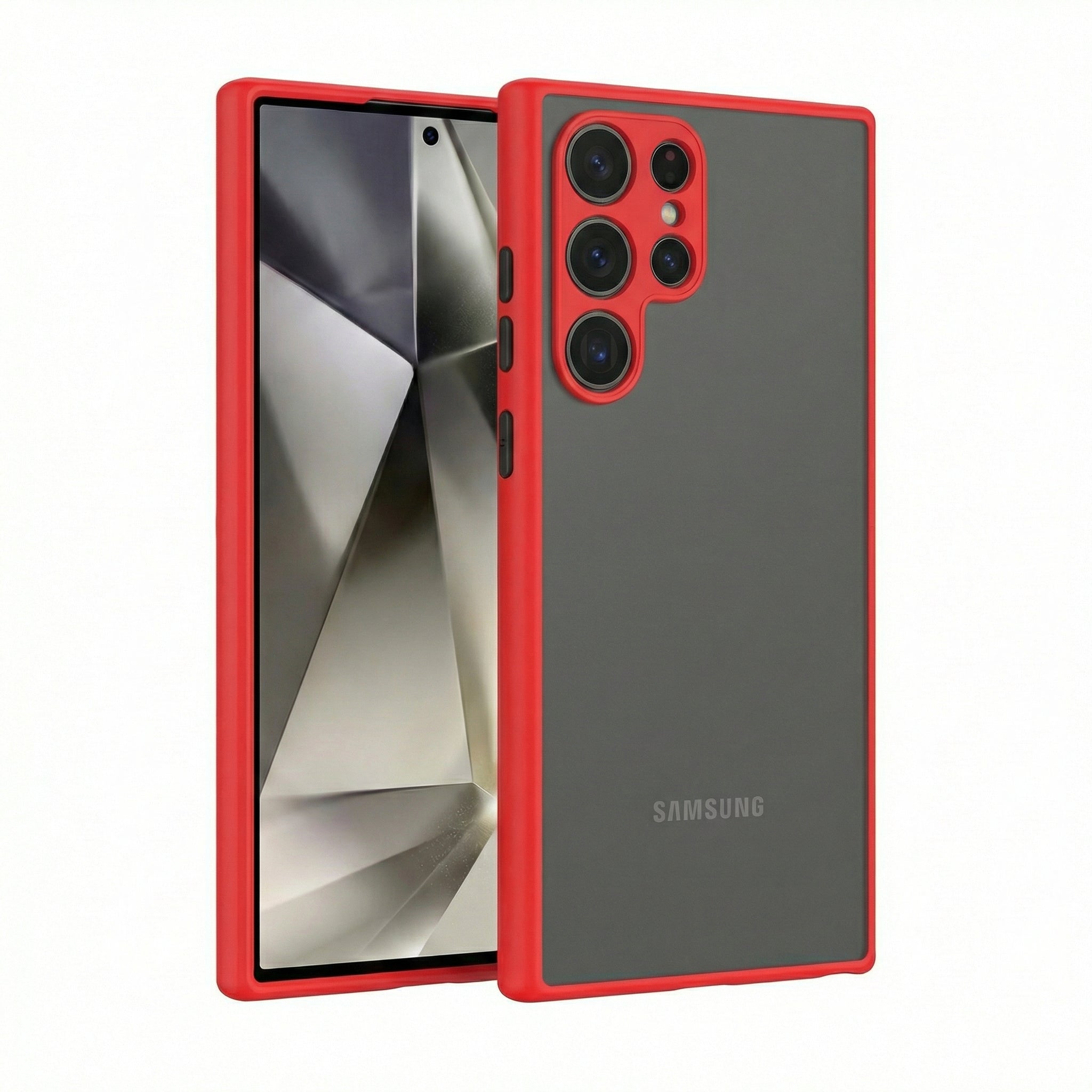 Luxury Shockproof Matte Silicone Phone Case For Samsung