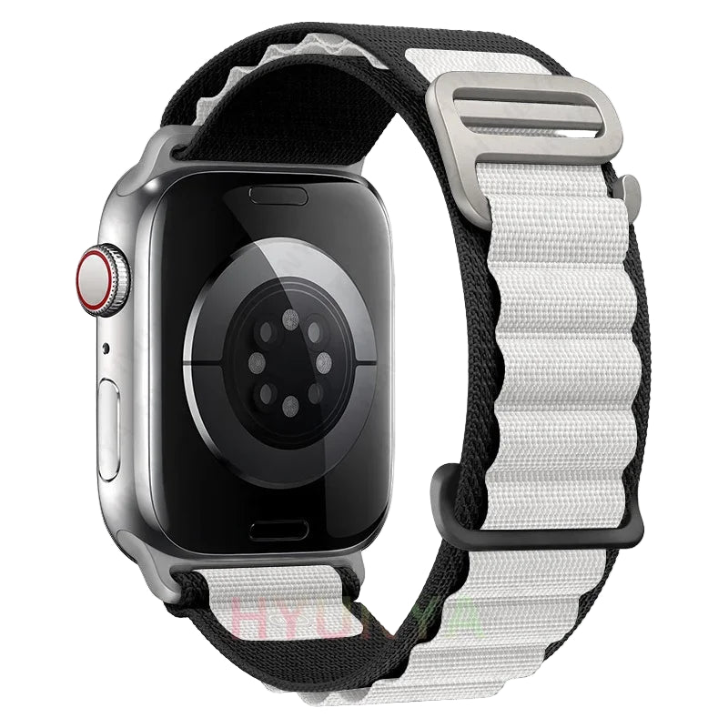 Black & White Alpine Strap for Apple Watch Strap