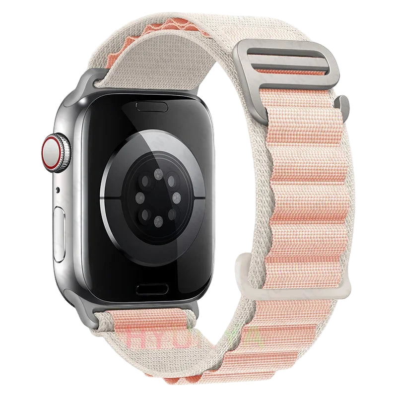 Pink & White Alpine Strap for Apple Watch