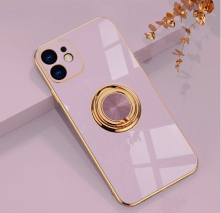 Luxury Royal Plating Ring Holder Phone Case For iPhone - Case Monkey