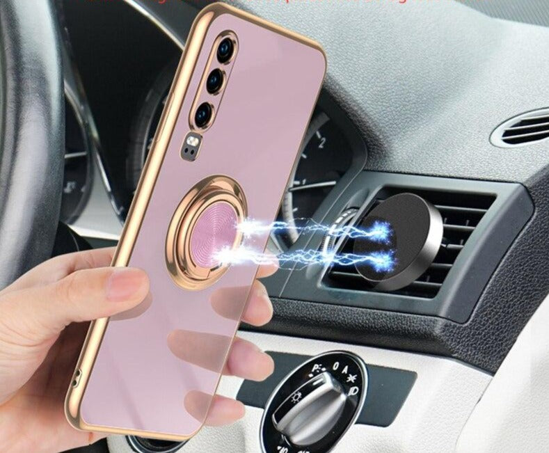 Pop Socket Huawei Pop It Phone Case Luxury Royal Ring Holder
