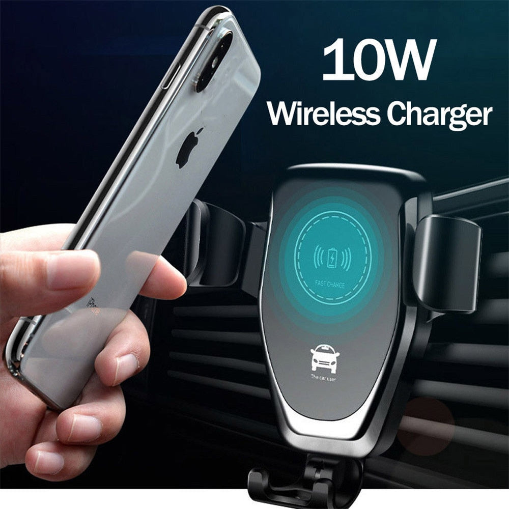 Universal 10W Fast Wireless Car Charger - Case Monkey