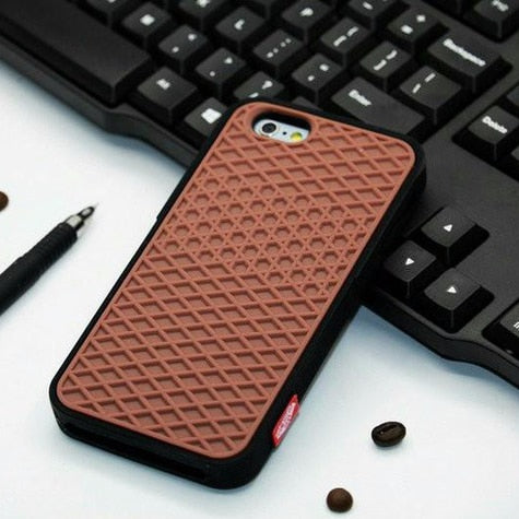 Waffle Silicone Grip Sports Phone Case For iPhone - Case Monkey