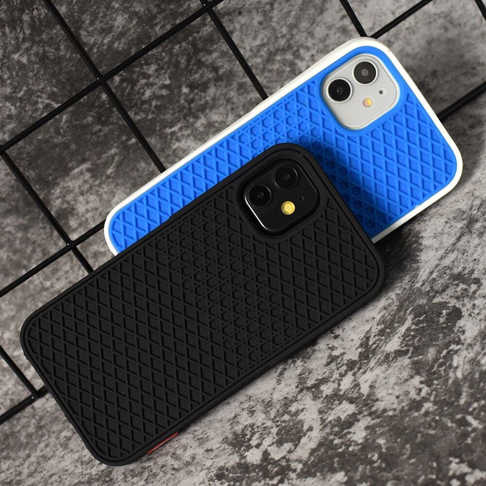 Waffle Silicone Grip Sports Phone Case For iPhone - Case Monkey