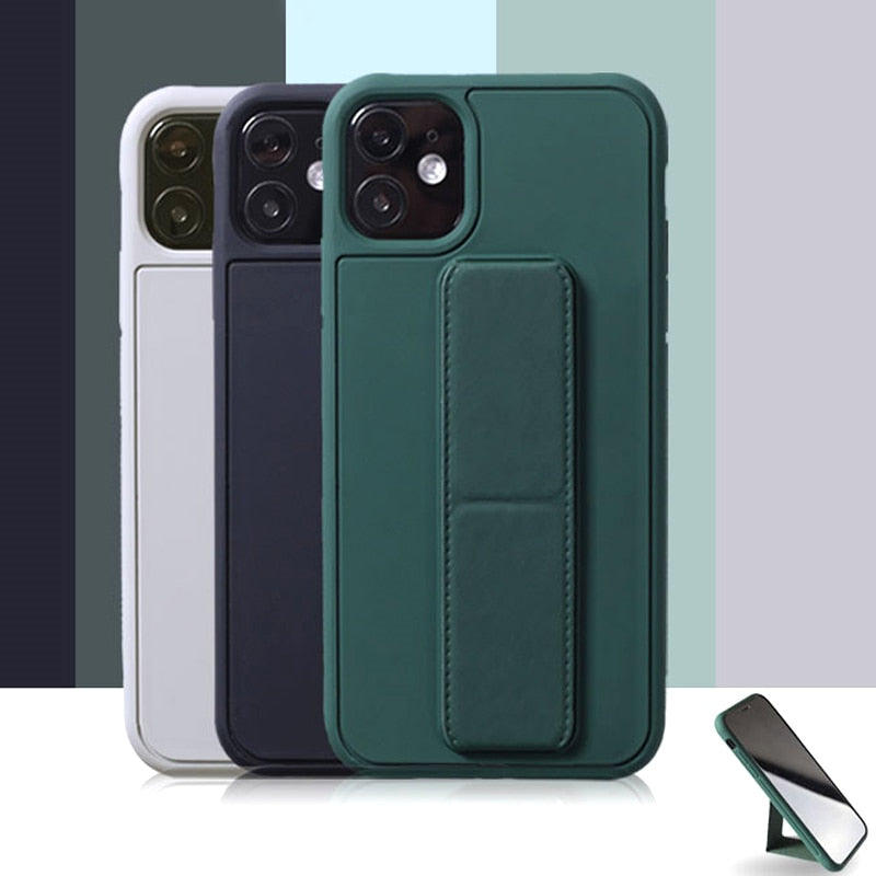 Iphone Casestack Leather Wrist Strap Case iPhone 14-16 | Case Monkey