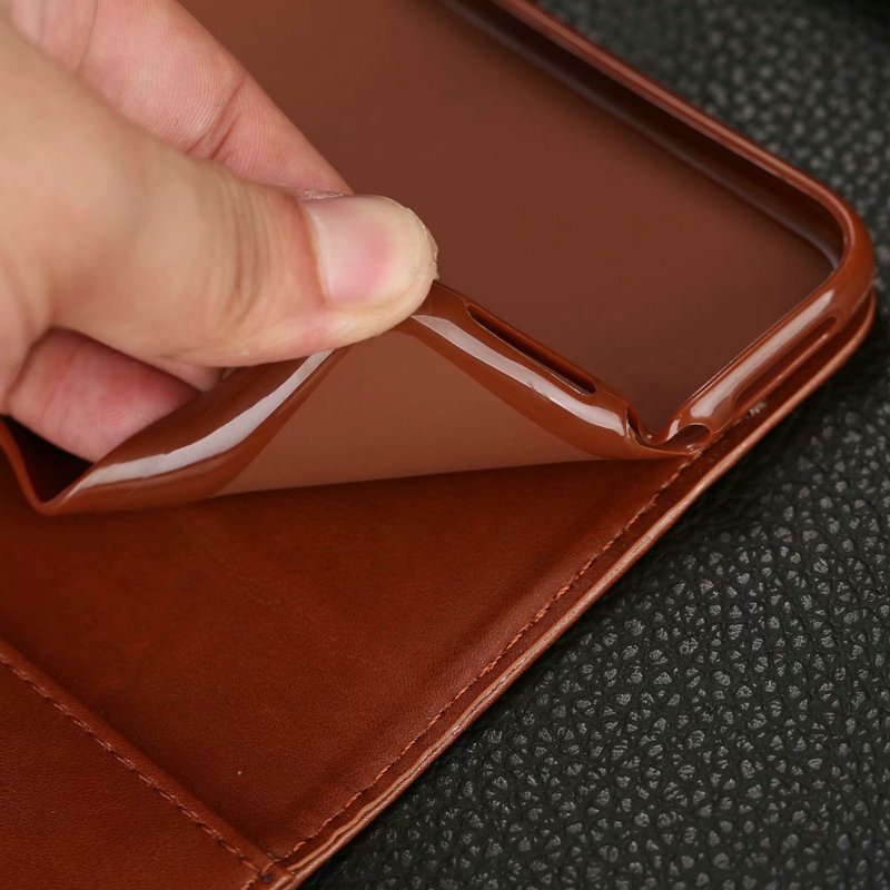 Luxury Leather Flip Wallet Phone Case For Apple iPhone - Case Monkey
