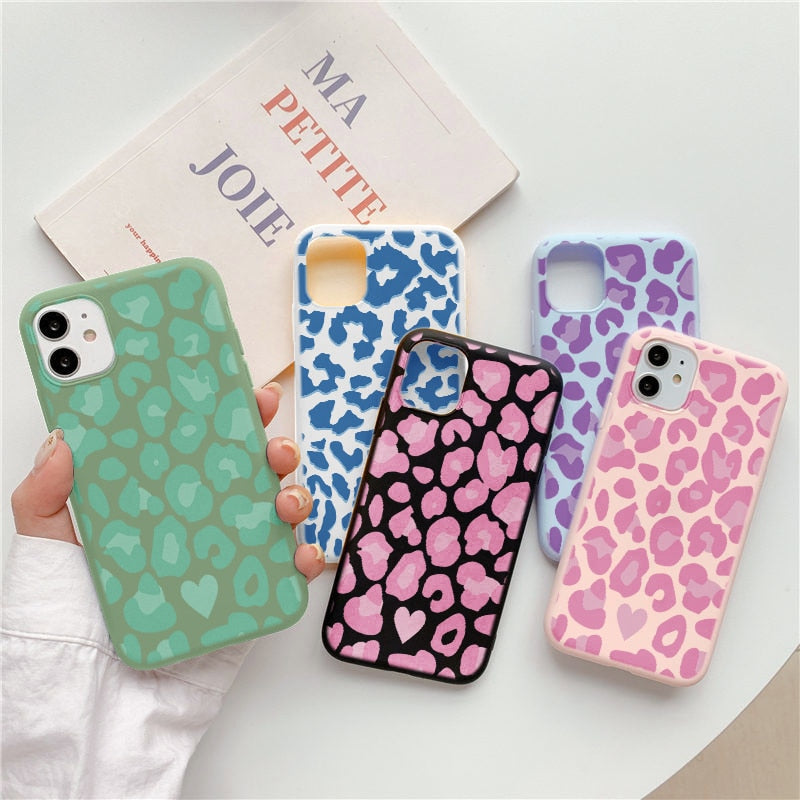Bright Coloured Leopard Print Phone Case For Samsung Galaxy - Case Monkey