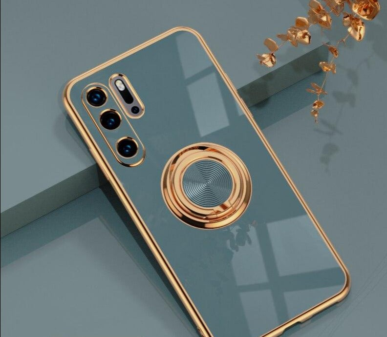 Luxury Pop Socket Silicone Case For Huawei Phones - Case Monkey