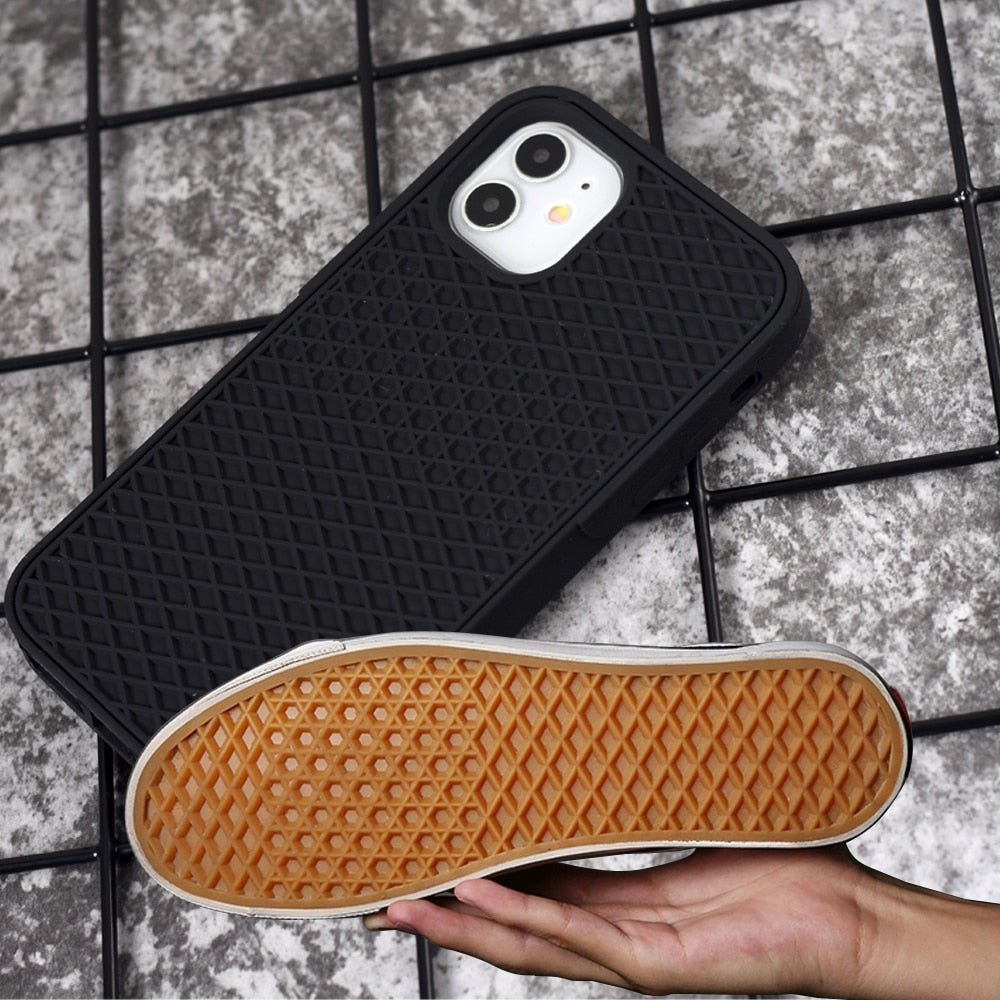 Waffle Silicone Grip Sports Phone Case For iPhone - Case Monkey