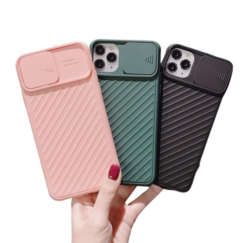 Shockproof Sliding Camera Protector Phone Case For iPhone - Case Monkey