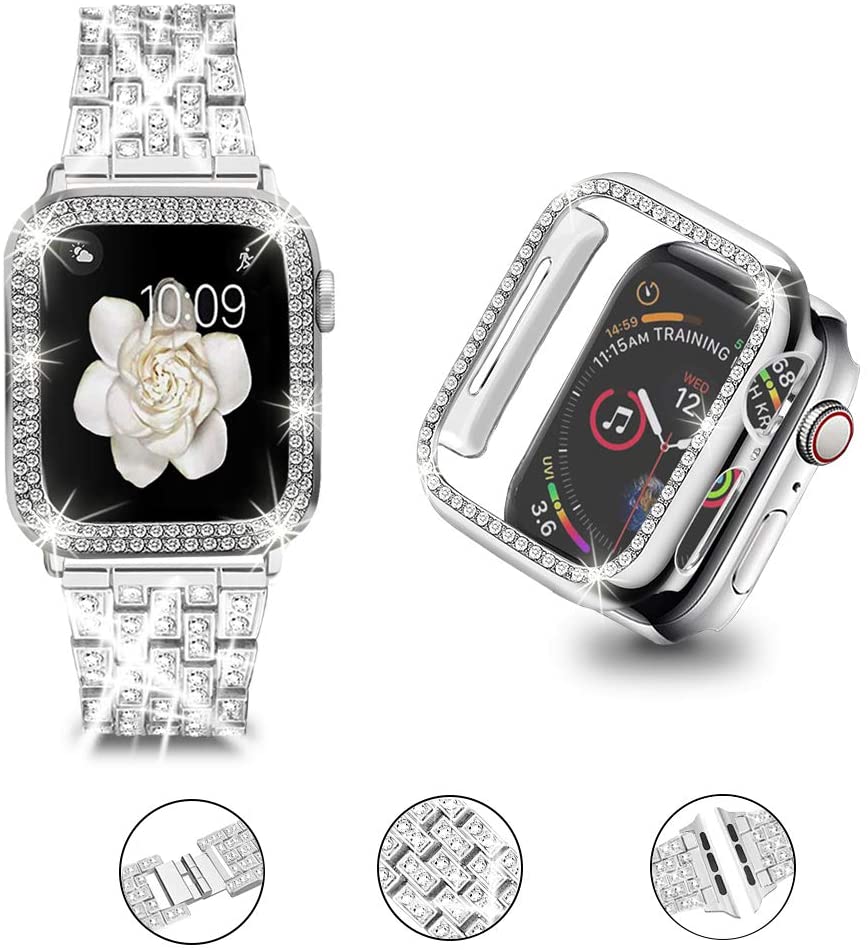 Ladies Diamond Strap Case For Apple Watch Case Monkey