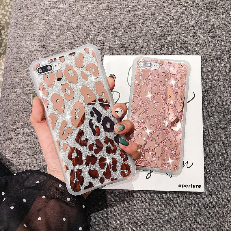Mirrored Leopard Print Phone Case - Case Monkey