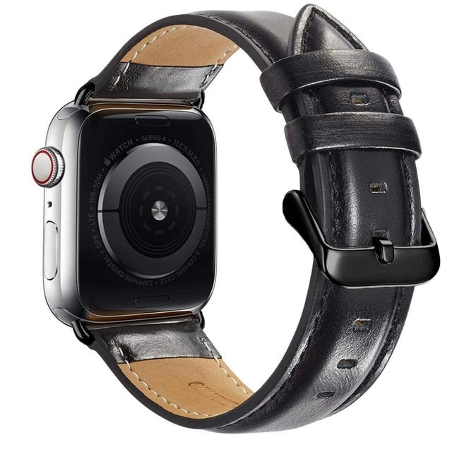 Genuine Leather Watch Band For Apple Watch - Case Monkey