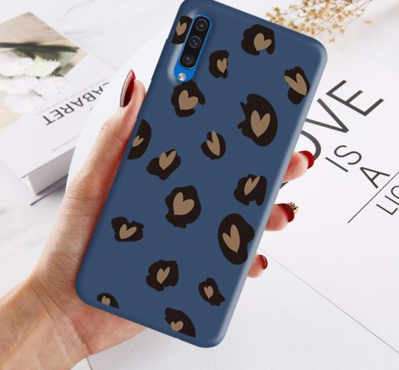 Leopard Print Heart Phone Cover - Case Monkey
