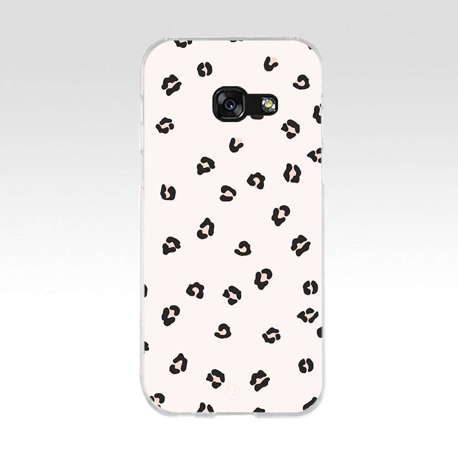 Leopard Spot White Silicone Phone Case - Case Monkey
