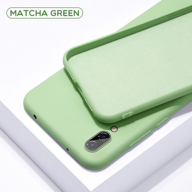 Soft Green Silicone Phone Case for Huawei - Case Monkey