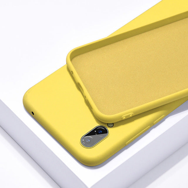 Soft Yellow Silicone Phone Case for Huawei - Case Monkey
