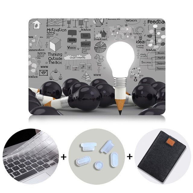 Art Lightbulb Design Laptop Sleeve Case For MacBook - Case Monkey