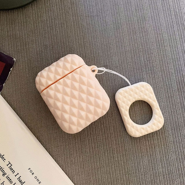 Diamond Style Silicone Case For Apple Airpods - Case Monkey