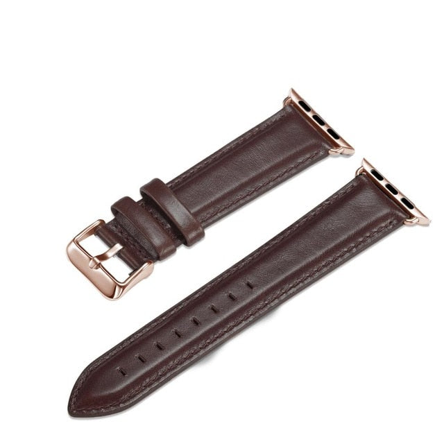 Genuine Leather Watch Band For Apple Watch - Case Monkey