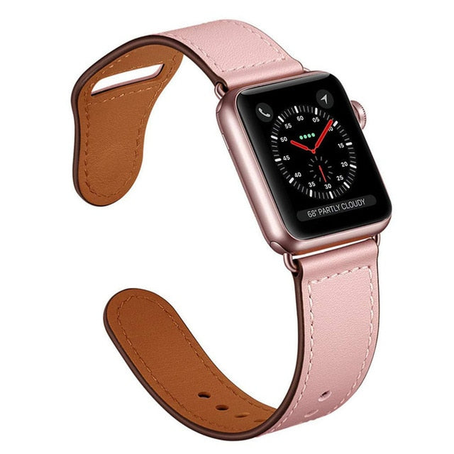 100% Genuine Leather Strap for Apple Watch - Case Monkey