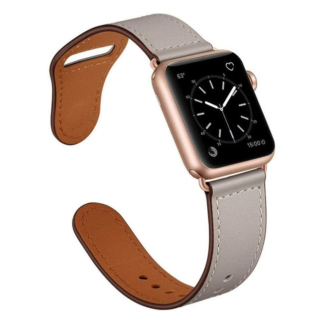 100% Genuine Leather Strap for Apple Watch - Case Monkey