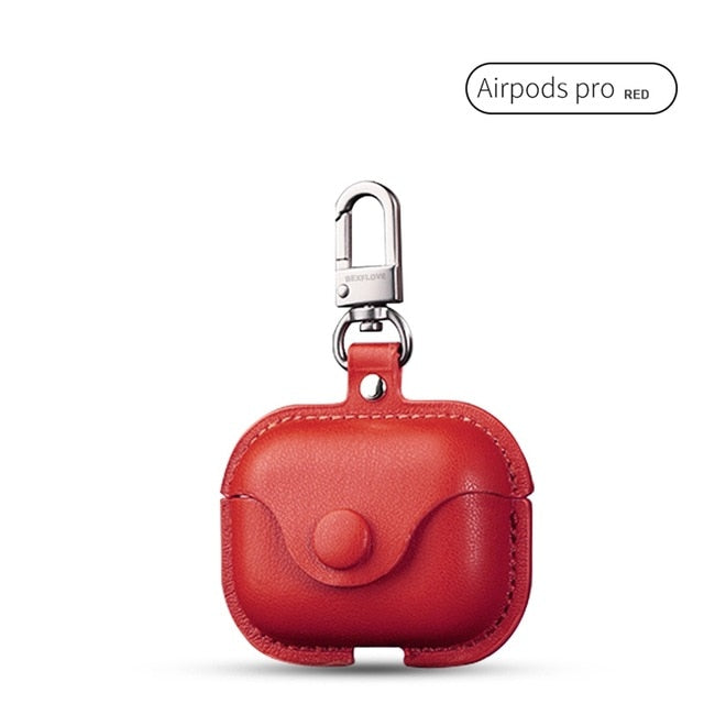 Leather Case Cover For Airpods - Case Monkey