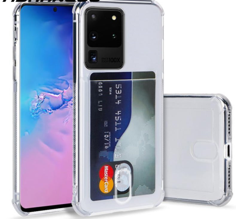 Transparent Credit Card Holder Phone Case For Samsung - Case Monkey