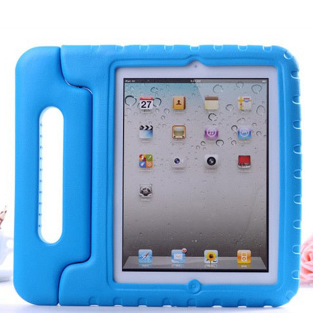 Kids Shockproof Case for Apple iPad 2, 3, & 4 with Handle & Stand - Case Monkey