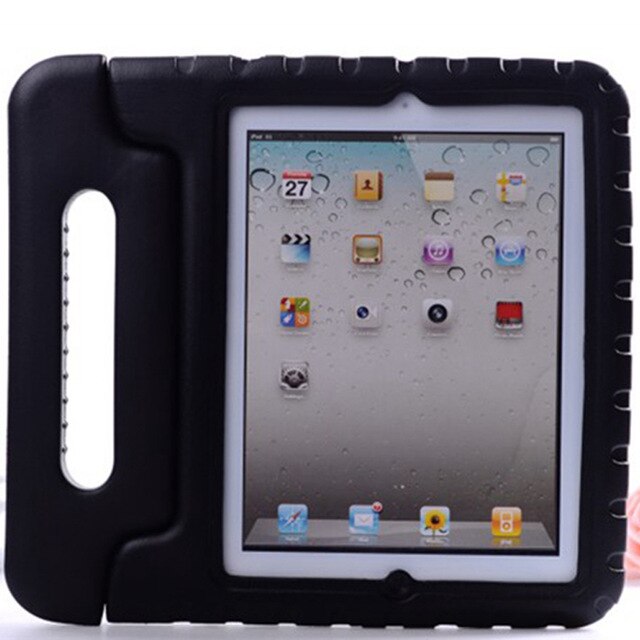 Kids Shockproof Case for Apple iPad 2, 3, & 4 with Handle & Stand - Case Monkey