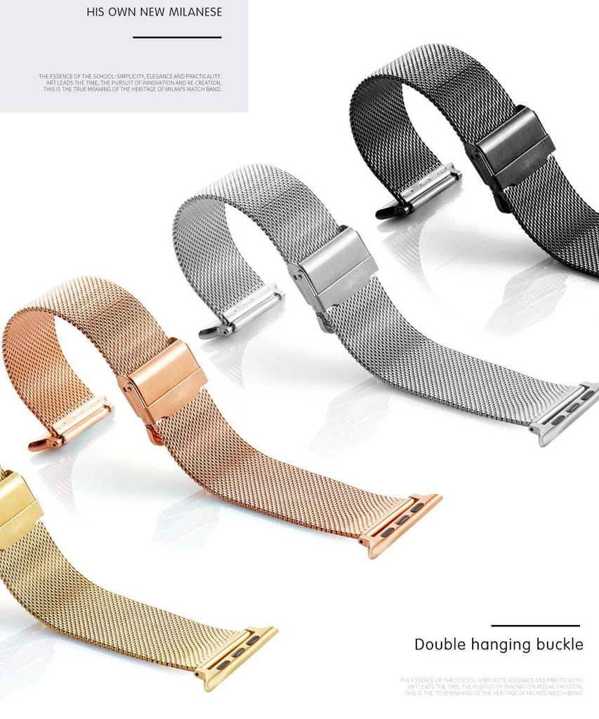 Milanese Loop Bracelet Strap For Apple Watch All Series - Case Monkey
