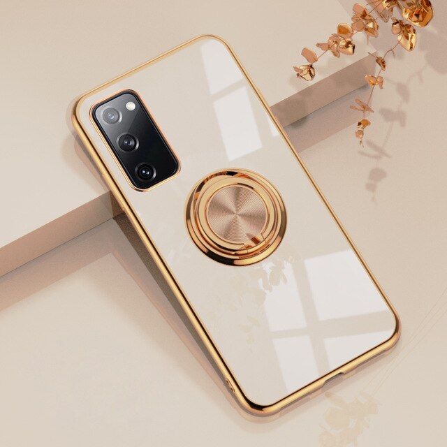 Luxury Royal Plating Ring Holder Phone Case For Samsung